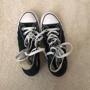 Black converse high tops